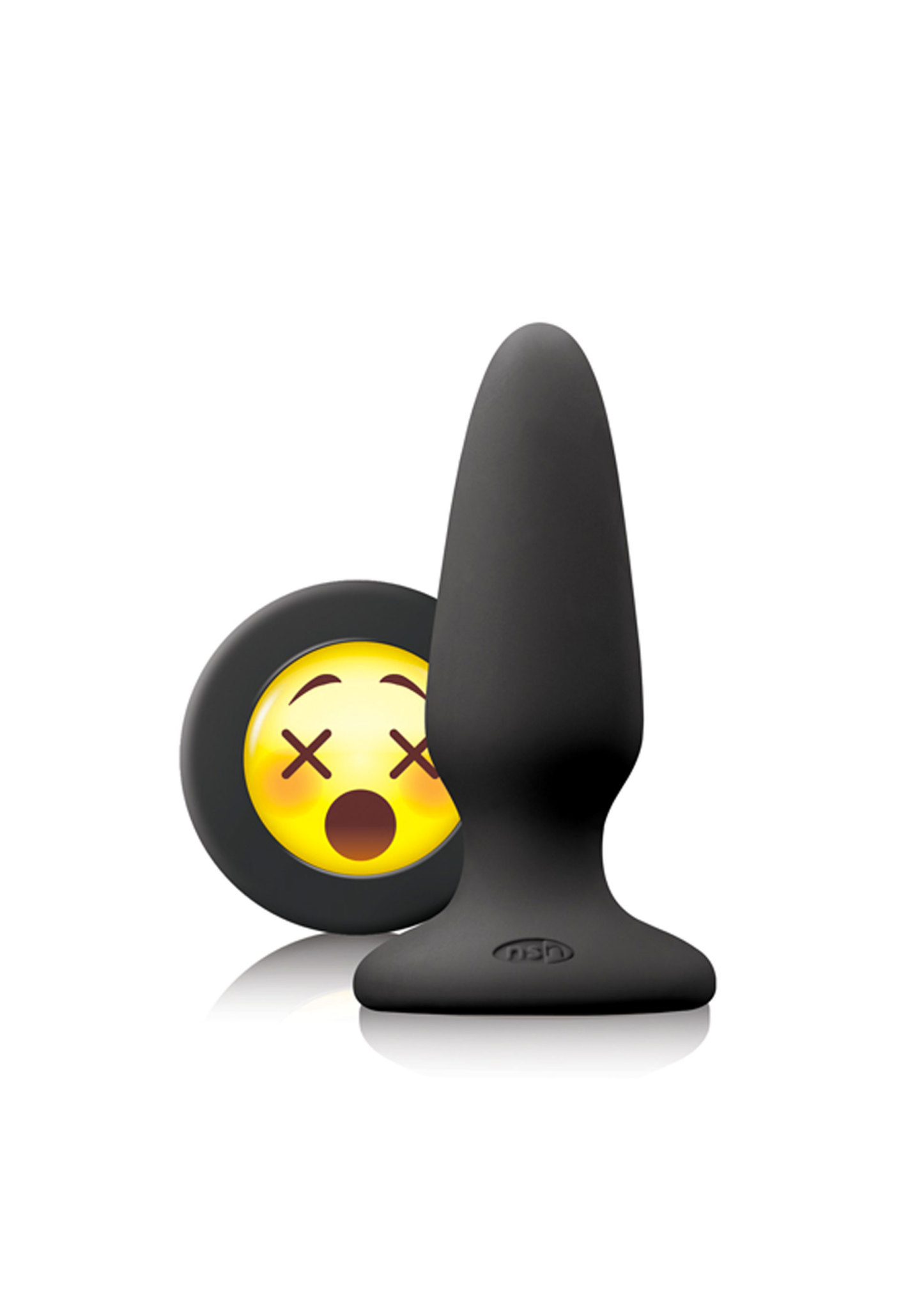 Mojis #WTF Medium - Emoji Buttplug Zwart
