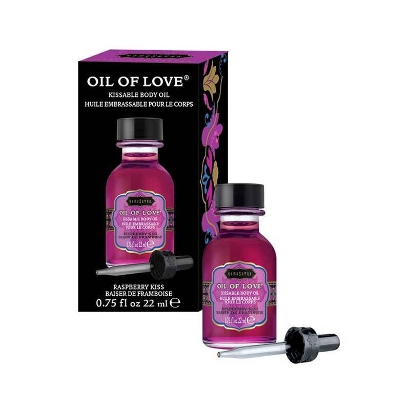 KamaSutra Oil of Love - Kissable Foreplay Oil 22 ml Raspberry Kiss