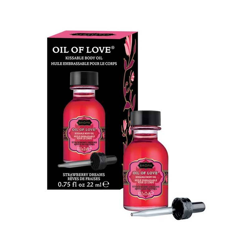 KamaSutra Oil of Love - Kissable Foreplay Oil 22 ml Strawberry Dreams
