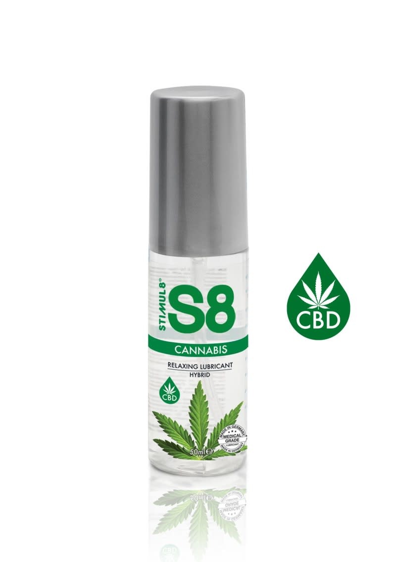 Stimul8 Cannabis Lube Hybride Glijmiddel met ontspannend CBD 125 ml