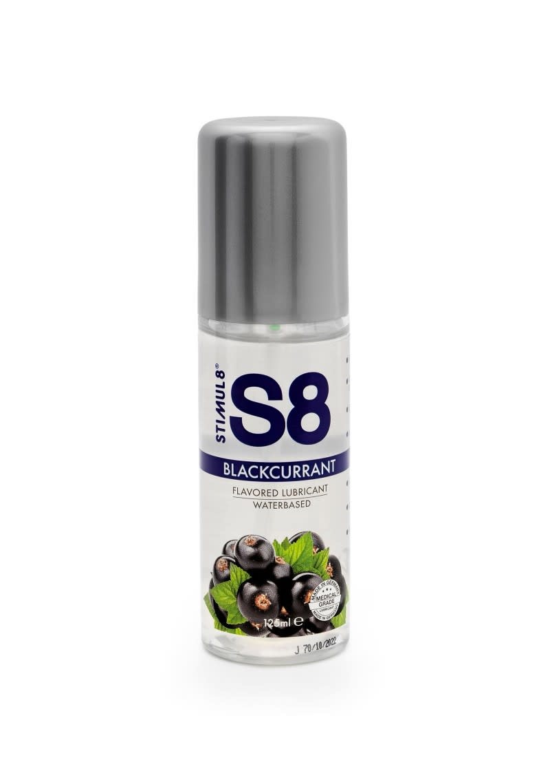 S8 Glijmiddel met zwartebessensmaak 125 ml