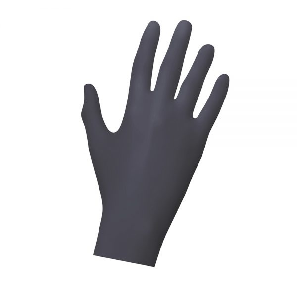 Image of Zwarte Latex wegwerphandschoenen 20st Medium 