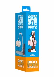 Dicky Soap with Balls - Cum Covered Brown