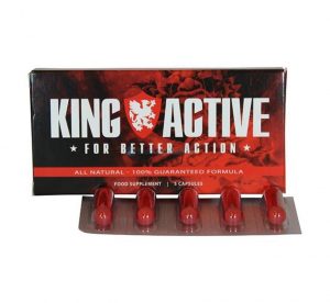 King Active: libidomiddel dat de erectie harder maakt en langer laat aanhouden.