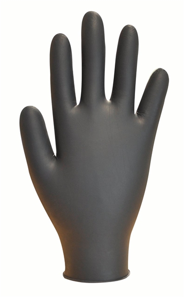 Image of 100 st. - Nitril handschoenen zwart XL