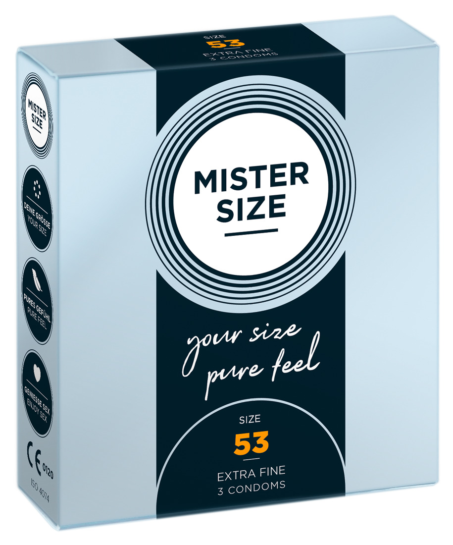 Mister Size condooms - 53 mm 3 stuks