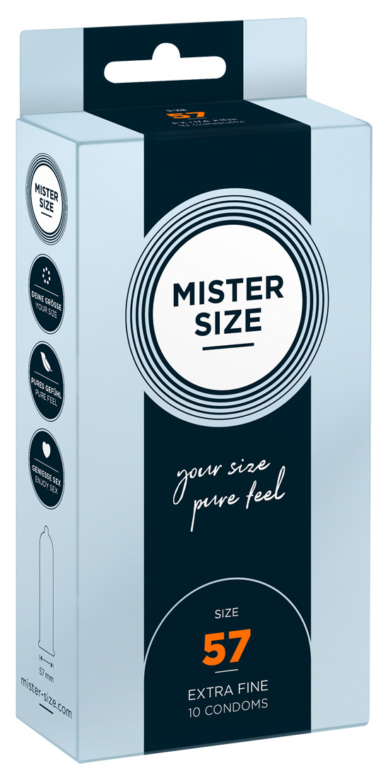 Mister Size condooms - 57 mm 10 stuks