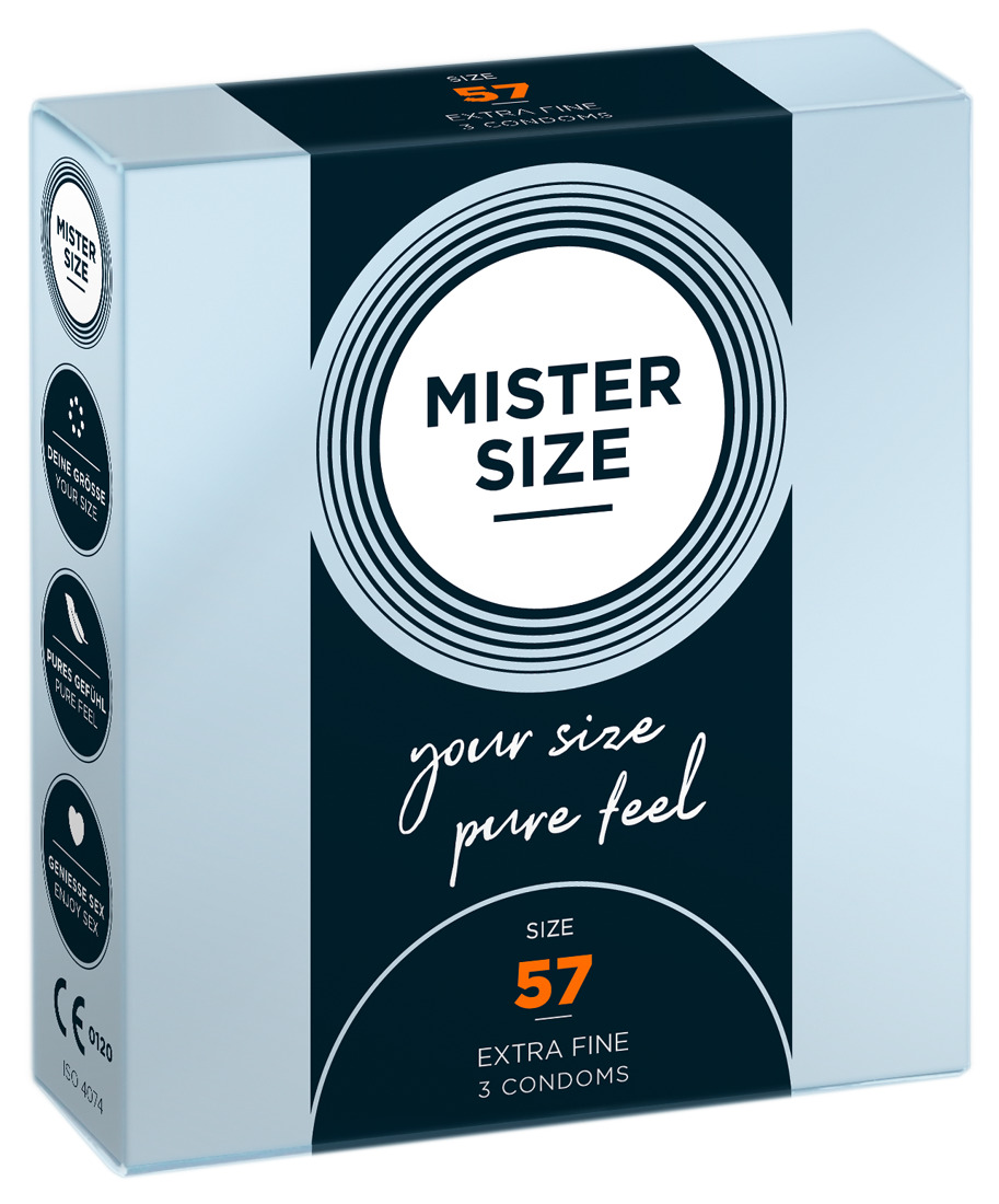 Mister Size condooms - 57 mm 3 stuks