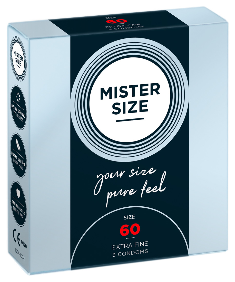 Image of Mister Size condooms - 60 mm 3 stuks 