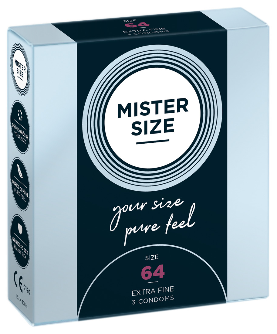 Image of Mister Size condooms - 64 mm 3 stuks 