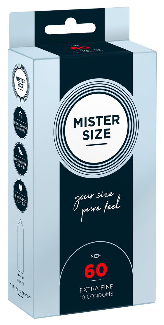 Mister Size condooms - 60 mm 3 stuks