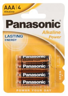 Panasonic 4x AAA-batterij