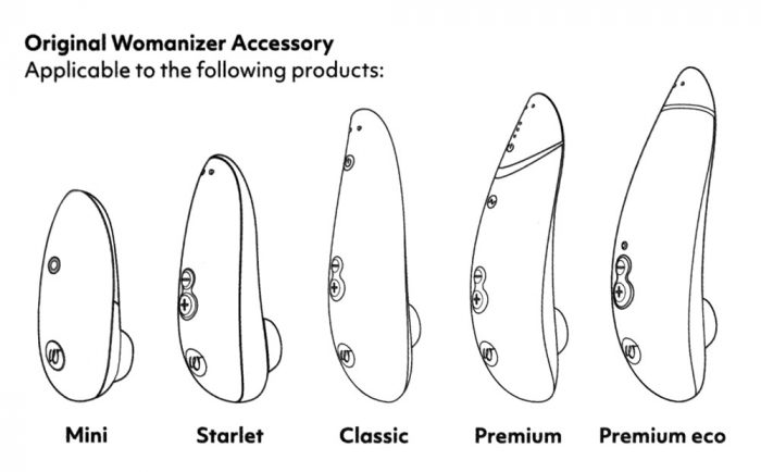Womanizer Vervangingskapjes Medium (Classic & Premium)