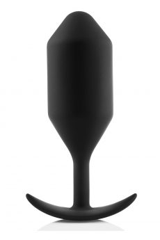 Grote zware buttplug B-Vibe Snug Plug 5 (XXL) - zwart