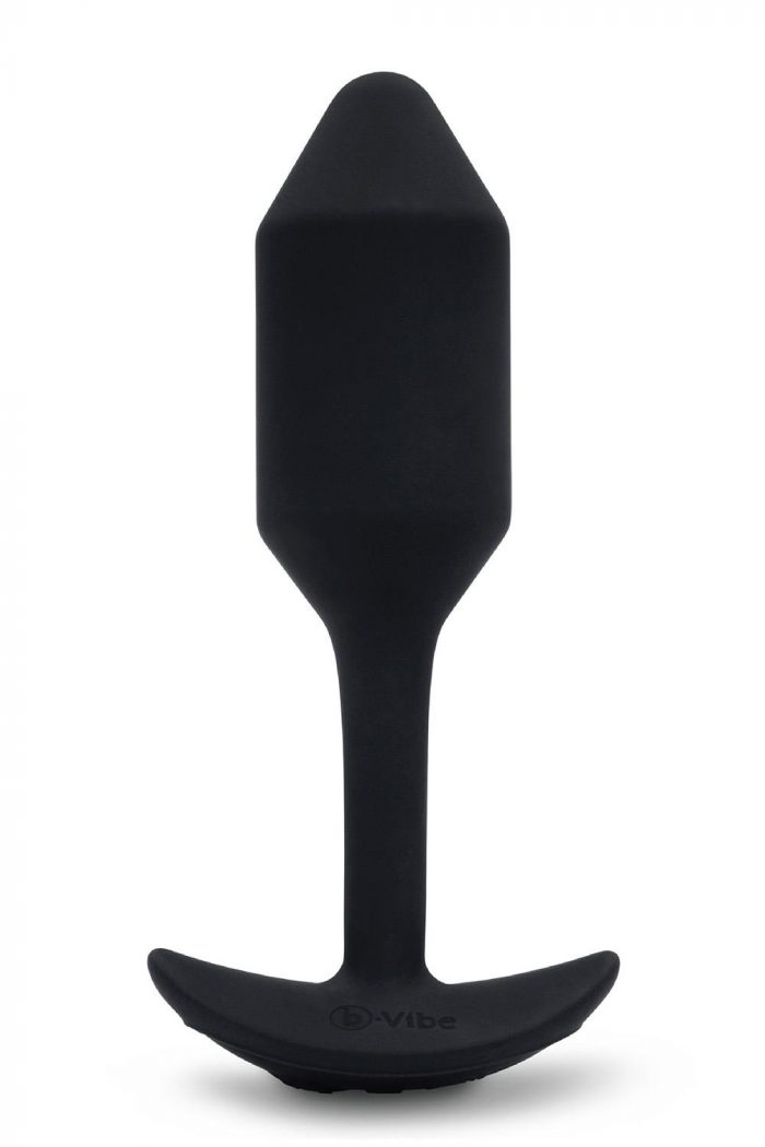 B-Vibe Vibrerende Snug Plug 2 (medium)- zwart