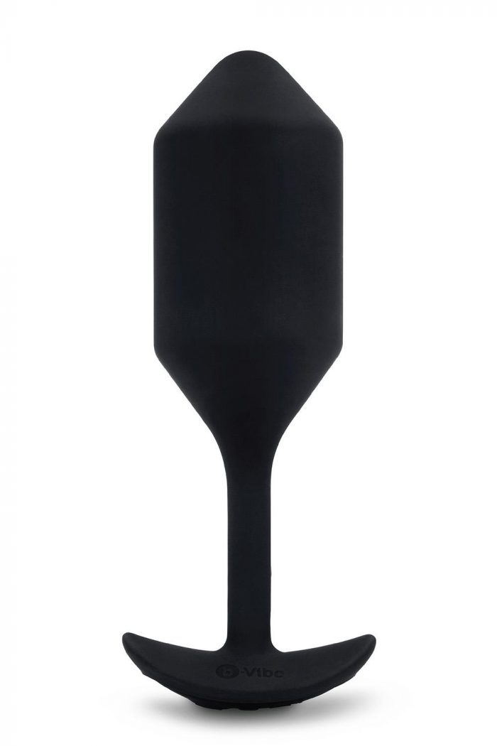 B-Vibe Vibrerende Snug Plug 4 (XL) - zwart