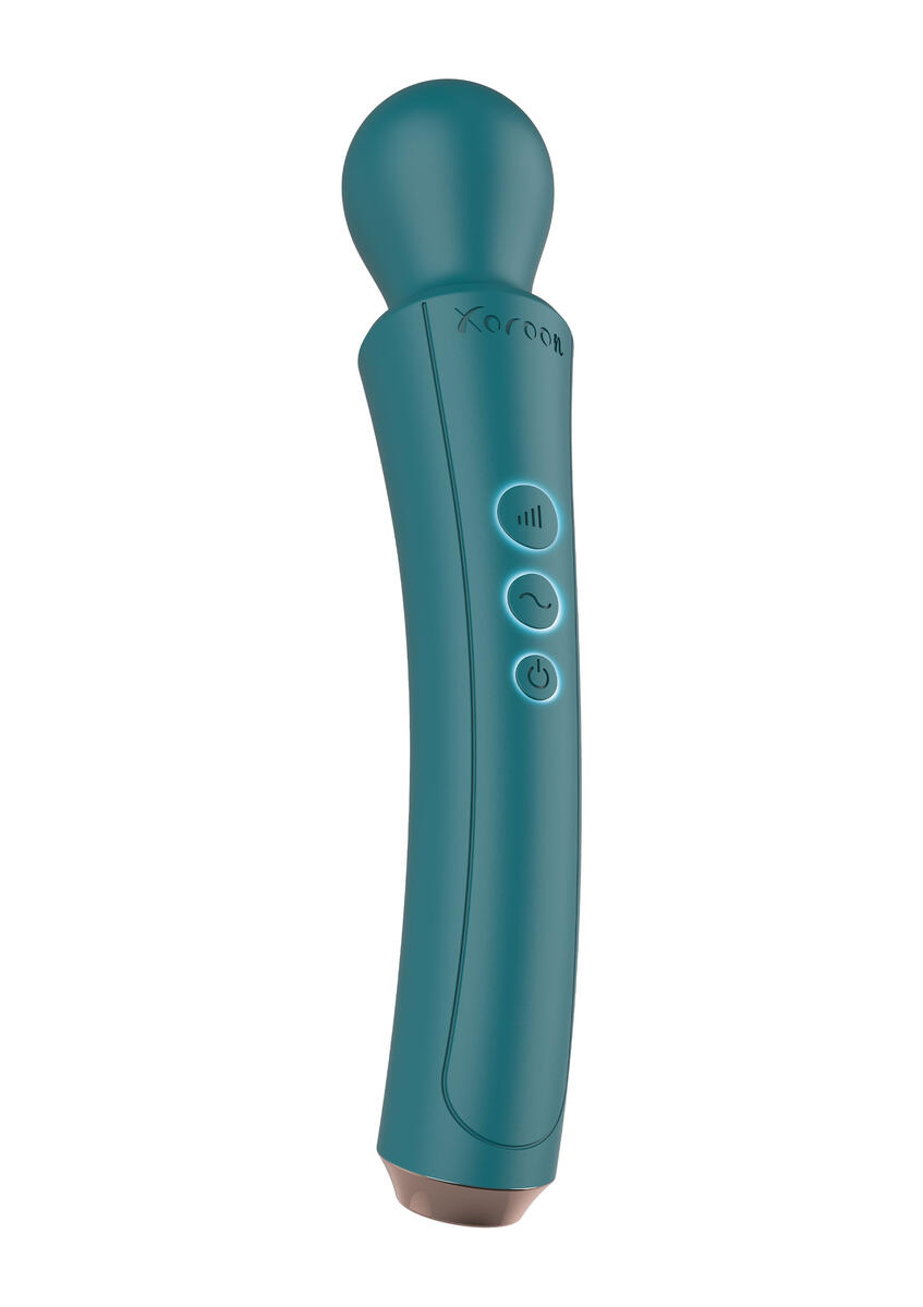 Image of Xocoon - The Curved Wand Vibrator Groen-blauw