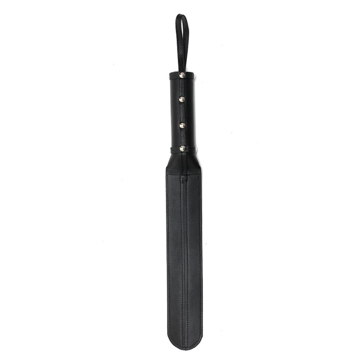 Image of Smalle, 48 cm lange paddle van leer - spanking 