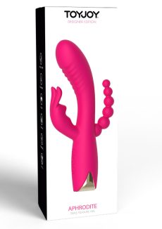Triple vibrator (clitoraal, vaginaal en anaal) - Aphrodite
